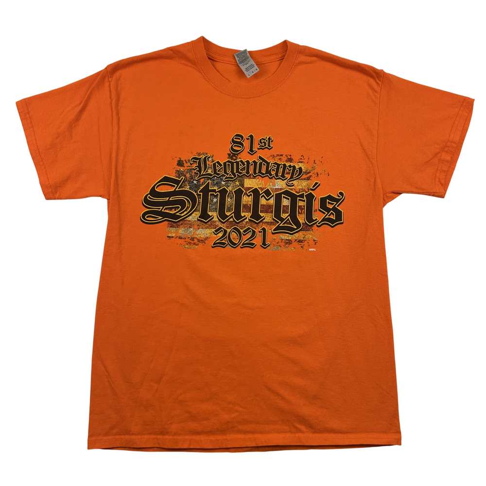Gildan Shirt Mens Large Legendary Sturgis 81st Anniversary 2021 Biker Rally